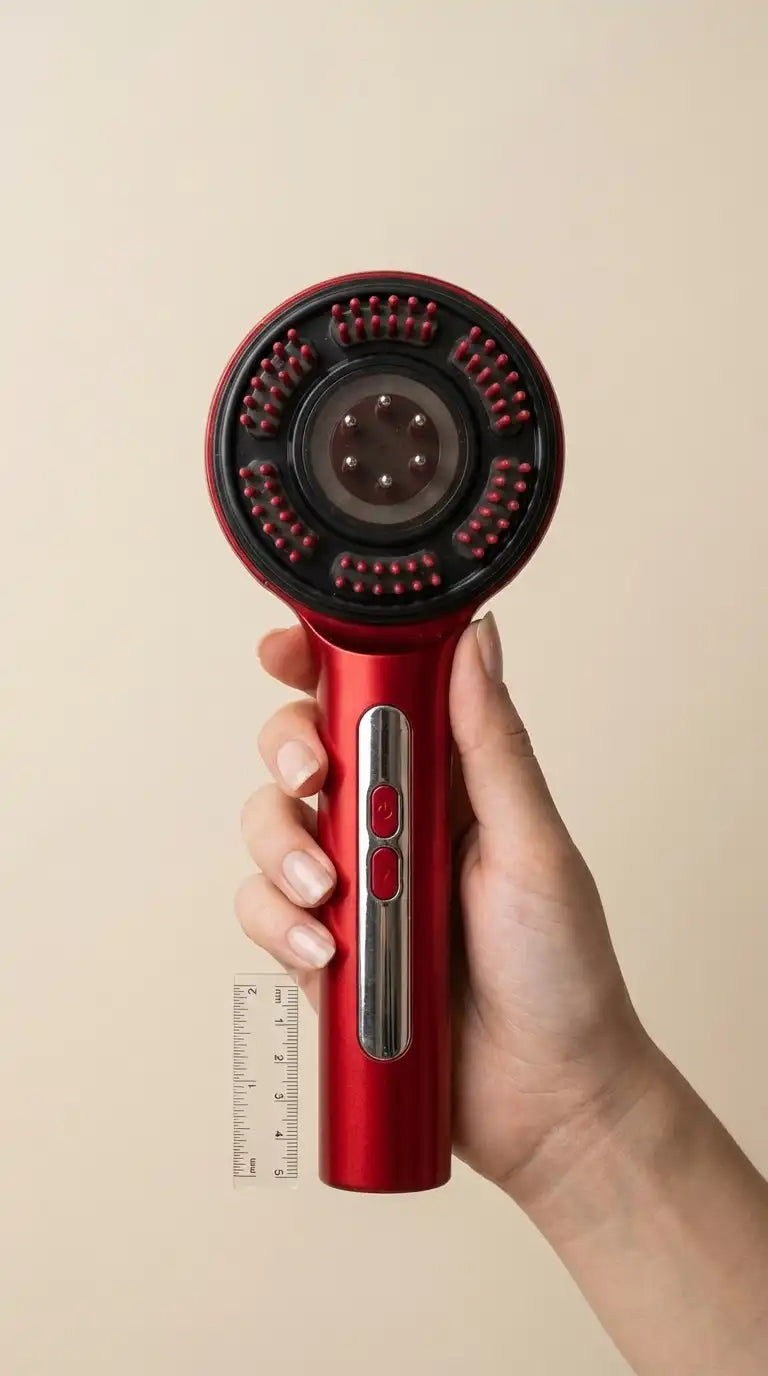 LED 3 Light Scalp Comb