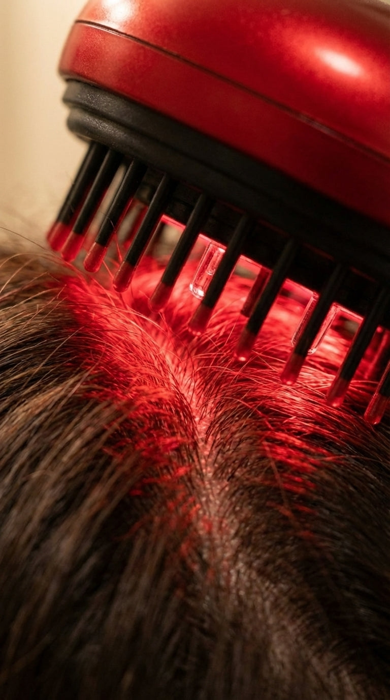 LED 3 Light Scalp Comb